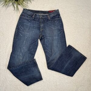 Seven7 Limited Edition Swarovski Crystal Jeans Sz 14